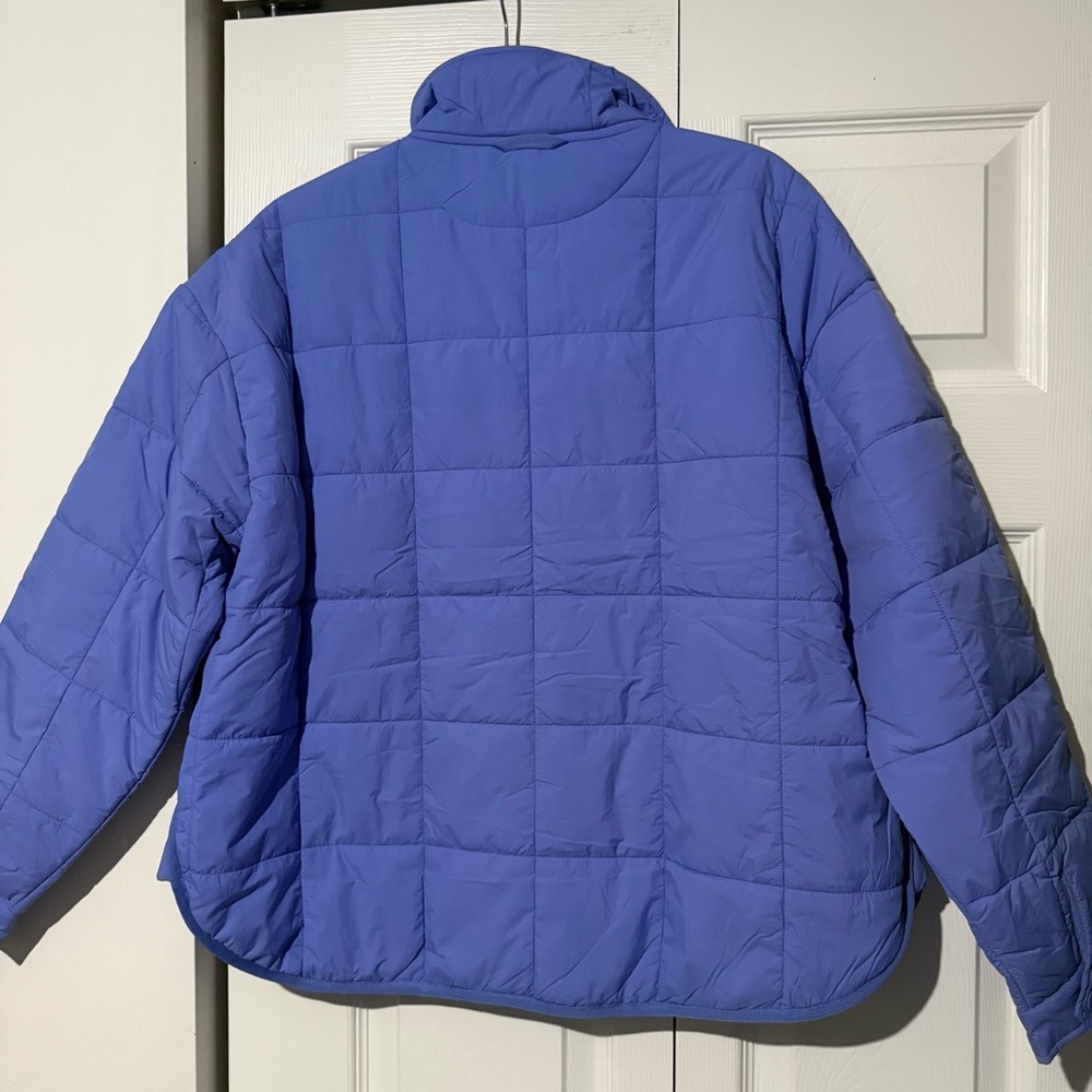 Roxy Women's Quilted Jacket, Blue, Size Large - Picture 4 of 5